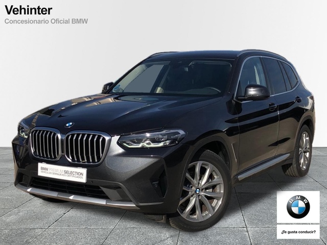 BMW X3 xDrive20d color Gris. Año 2023. 140KW(190CV). Diésel. En concesionario Vehinter Getafe de Madrid