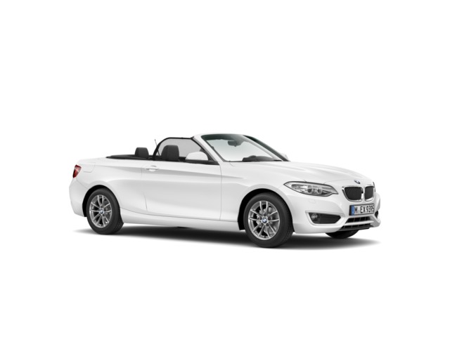 BMW Serie 2 218d Cabrio color Blanco. Año 2017. 110KW(150CV). Diésel. En concesionario Móvil Begar Alicante de Alicante