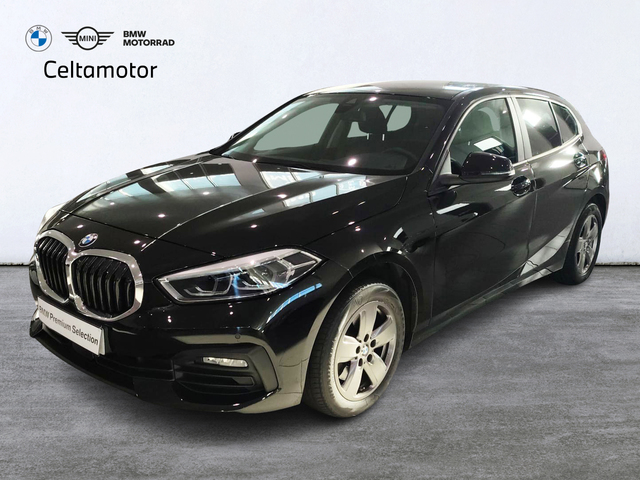 BMW Serie 1 116d color Negro. Año 2019. 85KW(116CV). Diésel. En concesionario Celtamotor Pontevedra de Pontevedra