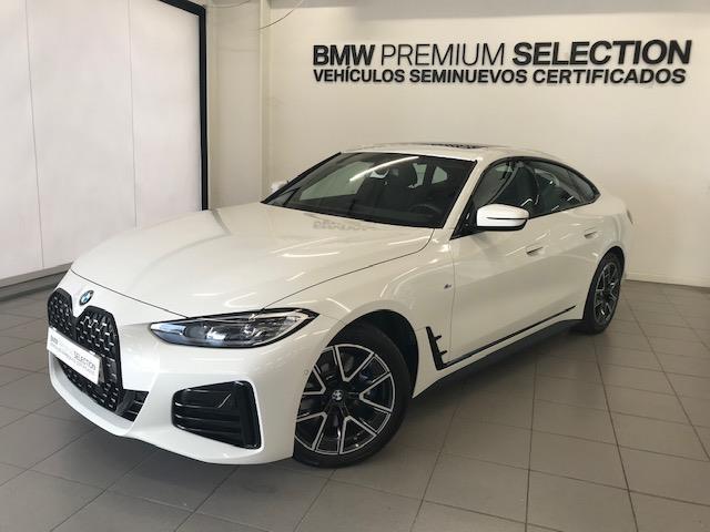 BMW Serie 4 420d Gran Coupe color Blanco. Año 2023. 140KW(190CV). Diésel. En concesionario Lurauto Gipuzkoa de Guipuzcoa