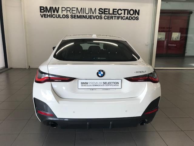 BMW Serie 4 420d Gran Coupe color Blanco. Año 2023. 140KW(190CV). Diésel. En concesionario Lurauto Gipuzkoa de Guipuzcoa