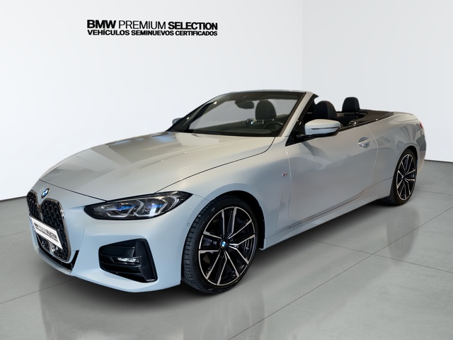 BMW Serie 4 420i Cabrio color Gris. Año 2024. 135KW(184CV). Gasolina. En concesionario Automotor Premium Viso - Málaga de Málaga