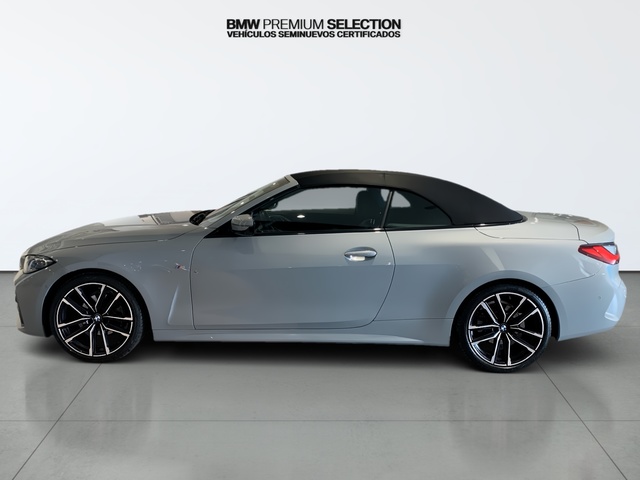 BMW Serie 4 420i Cabrio color Gris. Año 2024. 135KW(184CV). Gasolina. En concesionario Automotor Premium Viso - Málaga de Málaga