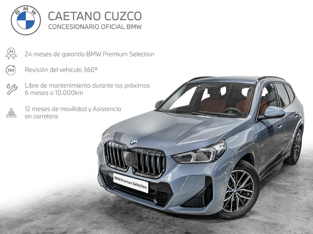 BMW X1 xDrive20d color Gris. Año 2025. 120KW(163CV). Diésel. En concesionario Caetano Cuzco, Alcalá de Madrid