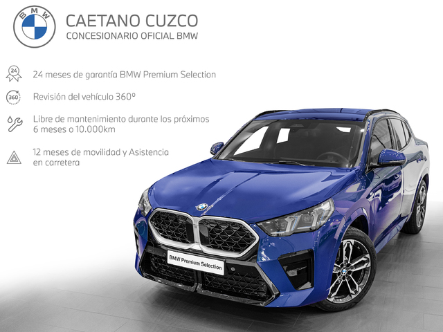 BMW X2 sDrive20i color Azul. Año 2025. 125KW(170CV). Gasolina. En concesionario Caetano Cuzco, Alcalá de Madrid