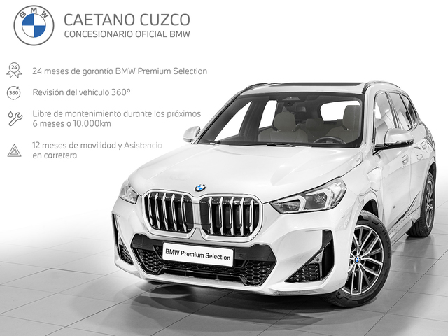 BMW X1 xDrive30e color Blanco. Año 2025. 240KW(326CV). Híbrido Electro/Gasolina. En concesionario Caetano Cuzco, Salvatierra de Madrid