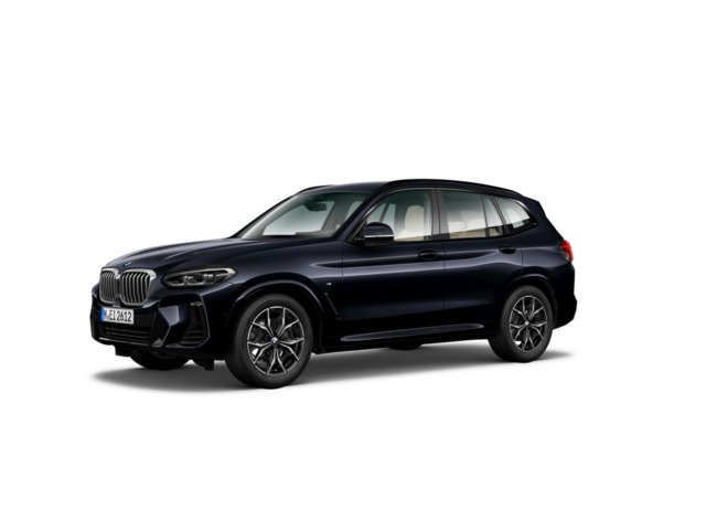 BMW X3 xDrive20d color Negro. Año 2022. 140KW(190CV). Diésel. En concesionario Vehinter Getafe de Madrid