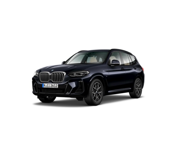 BMW X3 xDrive20d color Negro. Año 2022. 140KW(190CV). Diésel. En concesionario Vehinter Getafe de Madrid