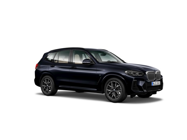 BMW X3 xDrive20d color Negro. Año 2022. 140KW(190CV). Diésel. En concesionario Vehinter Getafe de Madrid