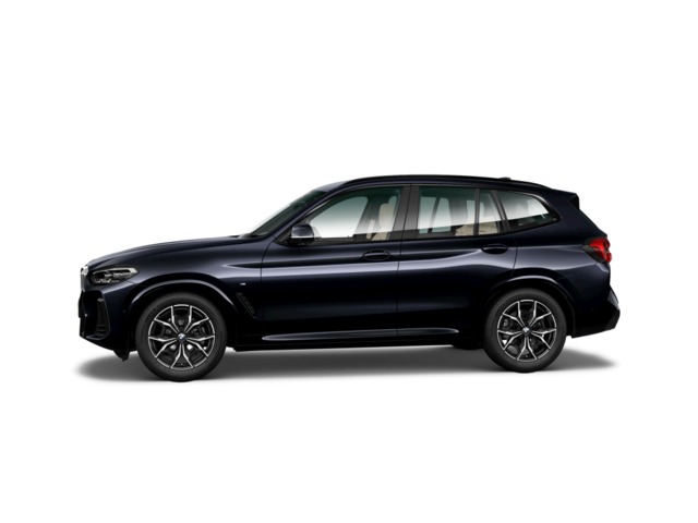 BMW X3 xDrive20d color Negro. Año 2022. 140KW(190CV). Diésel. En concesionario Vehinter Getafe de Madrid