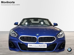 Fotos de BMW Z4 sDrive20i Cabrio color Azul. Año 2024. 145KW(197CV). Gasolina. En concesionario Movilnorte El Carralero de Madrid
