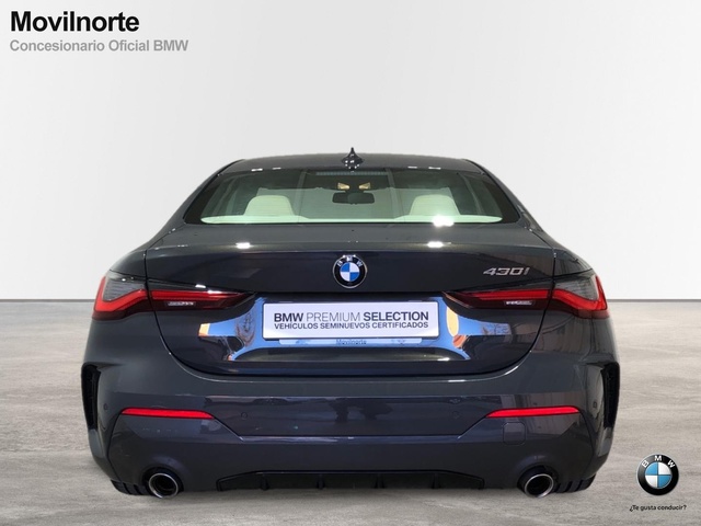 BMW Serie 4 430i Coupe color Gris. Año 2020. 190KW(258CV). Gasolina. En concesionario Movilnorte El Plantio de Madrid