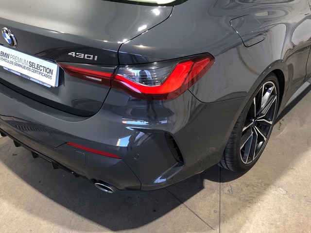 BMW Serie 4 430i Coupe color Gris. Año 2020. 190KW(258CV). Gasolina. En concesionario Movilnorte El Plantio de Madrid