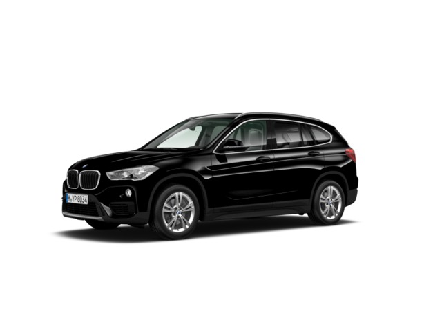 BMW X1 sDrive18d color Negro. Año 2019. 110KW(150CV). Diésel. En concesionario GANDIA Automoviles Fersan, S.A. de Valencia