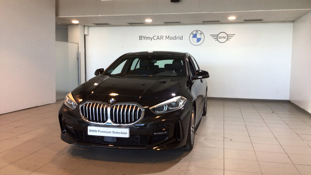 BMW Serie 1 118d color Negro. Año 2021. 110KW(150CV). Diésel. En concesionario BYmyCAR Madrid - Alcalá de Madrid