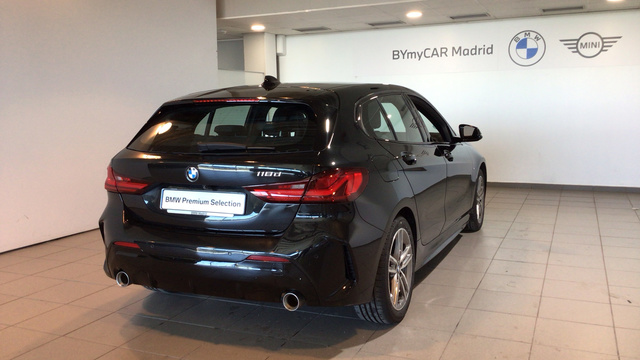 BMW Serie 1 118d color Negro. Año 2021. 110KW(150CV). Diésel. En concesionario BYmyCAR Madrid - Alcalá de Madrid