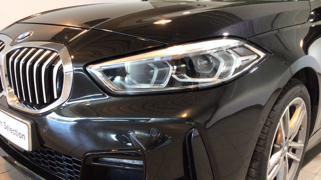 BMW Serie 1 118d color Negro. Año 2021. 110KW(150CV). Diésel. En concesionario BYmyCAR Madrid - Alcalá de Madrid
