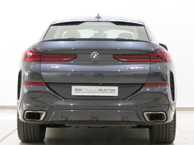 BMW X6 M50d color Gris. Año 2020. 294KW(400CV). Diésel. En concesionario GANDIA Automoviles Fersan, S.A. de Valencia