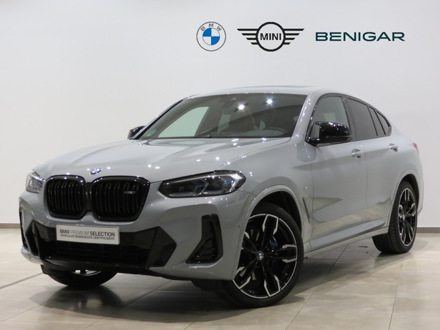 BMW X4 M40d color Gris. Año 2022. 250KW(340CV). Diésel. En concesionario GANDIA Automoviles Fersan, S.A. de Valencia