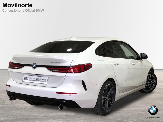 BMW Serie 2 218d Gran Coupe color Blanco. Año 2024. 110KW(150CV). Diésel. En concesionario Movilnorte El Plantio de Madrid