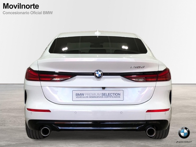 BMW Serie 2 218d Gran Coupe color Blanco. Año 2024. 110KW(150CV). Diésel. En concesionario Movilnorte El Plantio de Madrid