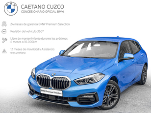 Fotos de BMW Serie 1 118d color Azul. Año 2019. 110KW(150CV). Diésel. En concesionario Caetano Cuzco, Salvatierra de Madrid