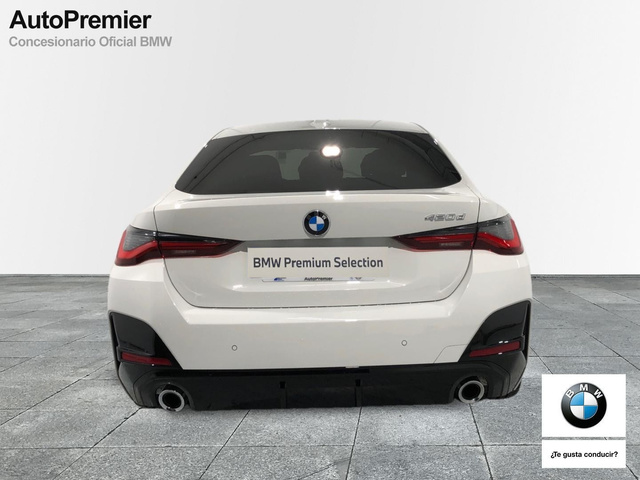 BMW Serie 4 420d Gran Coupe color Blanco. Año 2025. 140KW(190CV). Diésel. En concesionario Auto Premier, S.A. - MADRID de Madrid