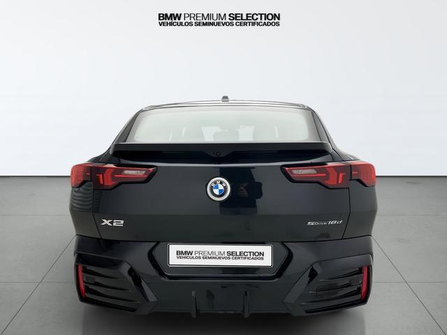 BMW X2 sDrive18d color Negro. Año 2024. 110KW(150CV). Diésel. En concesionario Automotor Premium Viso - Málaga de Málaga