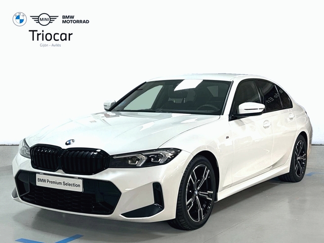 BMW Serie 3 318d color Blanco. Año 2024. 110KW(150CV). Diésel. En concesionario Triocar Gijón (Bmw y Mini) de Asturias