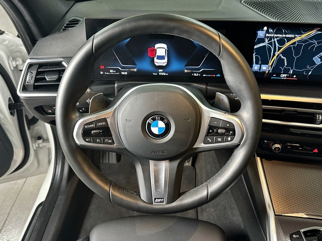 BMW Serie 3 318d color Blanco. Año 2024. 110KW(150CV). Diésel. En concesionario Triocar Gijón (Bmw y Mini) de Asturias