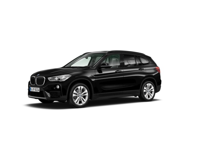 BMW X1 sDrive18d color Negro. Año 2019. 110KW(150CV). Diésel. En concesionario Augusta Aragon S.A. de Zaragoza