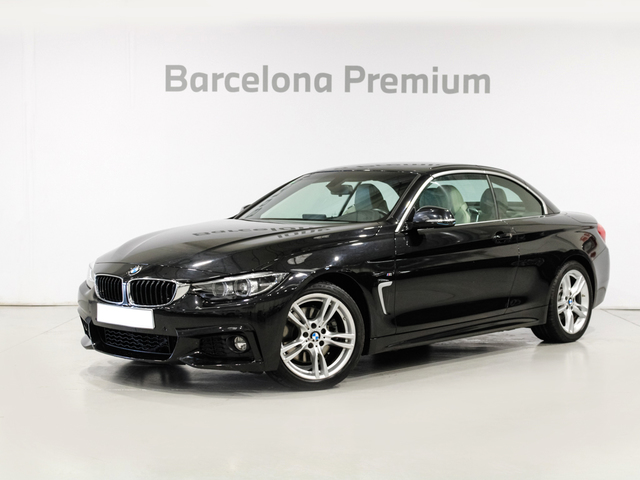 BMW Serie 4 430i Cabrio color Negro. Año 2019. 185KW(252CV). Gasolina. En concesionario Barcelona Premium -- GRAN VIA de Barcelona