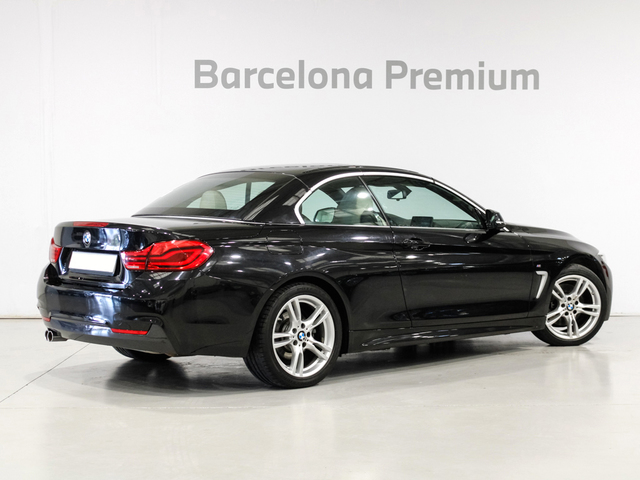 BMW Serie 4 430i Cabrio color Negro. Año 2019. 185KW(252CV). Gasolina. En concesionario Barcelona Premium -- GRAN VIA de Barcelona