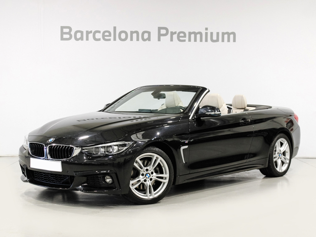 BMW Serie 4 430i Cabrio color Negro. Año 2019. 185KW(252CV). Gasolina. En concesionario Barcelona Premium -- GRAN VIA de Barcelona