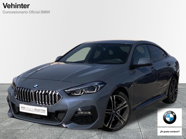 BMW Serie 2 218i Gran Coupe color Gris. Año 2021. 103KW(140CV). Gasolina. En concesionario Vehinter Alcorcón de Madrid