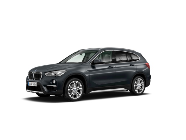 BMW X1 sDrive18d color Gris. Año 2019. 110KW(150CV). Diésel. En concesionario BYmyCAR Madrid - Alcalá de Madrid