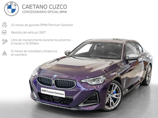 Fotos de BMW Serie 2 M240i Coupe color Violeta. Año 2025. 275KW(374CV). Gasolina. En concesionario Caetano Cuzco, Alcalá de Madrid