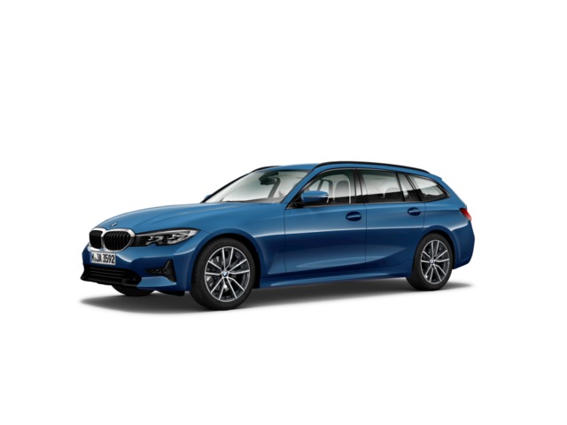 BMW Serie 3 320d Touring color Azul. Año 2020. 140KW(190CV). Diésel. En concesionario Amiocar S.A. de Coruña