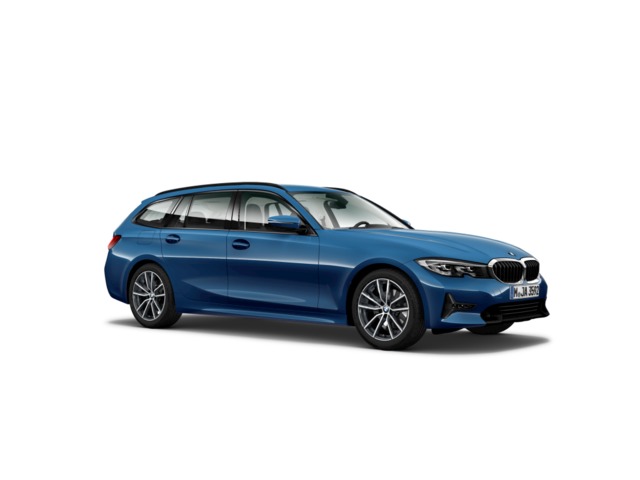 BMW Serie 3 320d Touring color Azul. Año 2020. 140KW(190CV). Diésel. En concesionario Amiocar S.A. de Coruña