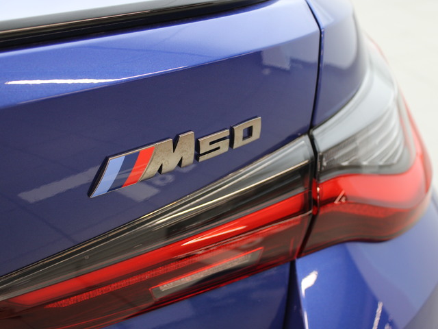 BMW i4 M50 color Azul. Año 2025. 400KW(544CV). Eléctrico. En concesionario Augusta Aragon S.A. de Zaragoza
