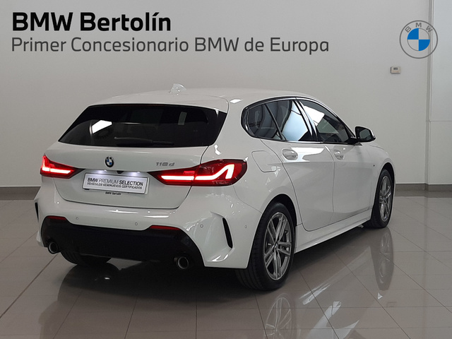 BMW Serie 1 118d color Blanco. Año 2024. 110KW(150CV). Diésel. En concesionario Automoviles Bertolin, S.L. de Valencia