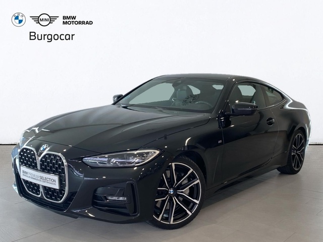 BMW Serie 4 430i Coupe color Negro. Año 2022. 180KW(245CV). Gasolina. En concesionario Motor Gorbea de Álava