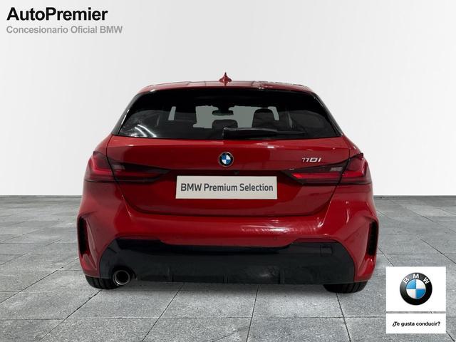 BMW Serie 1 118i color Rojo. Año 2024. 103KW(140CV). Gasolina. En concesionario Auto Premier, S.A. - MADRID de Madrid