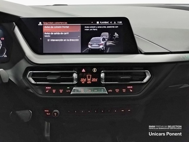 BMW Serie 1 118d color Gris. Año 2024. 110KW(150CV). Diésel. En concesionario Unicars Ponent de Lleida