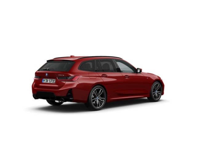 BMW Serie 3 330e Touring color Rojo. Año 2024. 215KW(292CV). Híbrido Electro/Gasolina. En concesionario San Pablo Motor | Su Eminencia de Sevilla