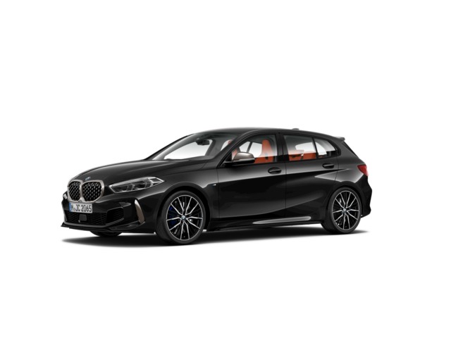 BMW Serie 1 M135i color Negro. Año 2021. 225KW(306CV). Gasolina. En concesionario Pruna Motor de Barcelona