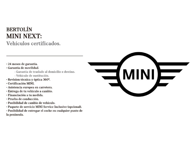 fotoG 9 del MINI MINI 3 Puertas Cooper SE 160 kW (218 CV) 218cv Eléctrico del 2024 en Valencia