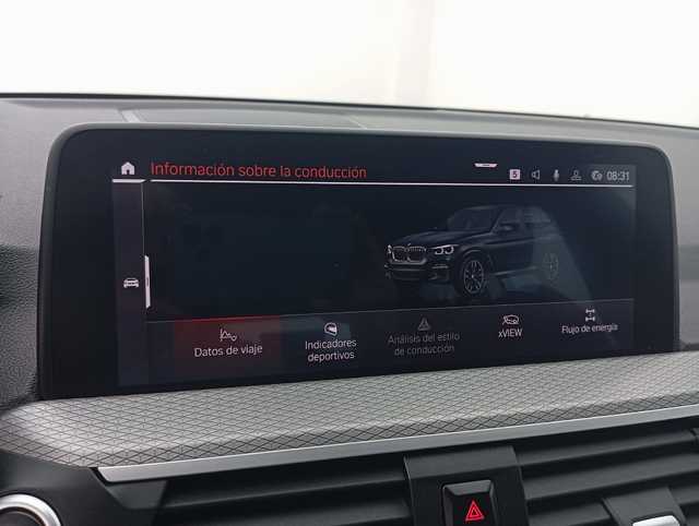 BMW X3 xDrive20d color Negro. Año 2021. 140KW(190CV). Diésel. En concesionario Augusta Aragon S.A. de Zaragoza