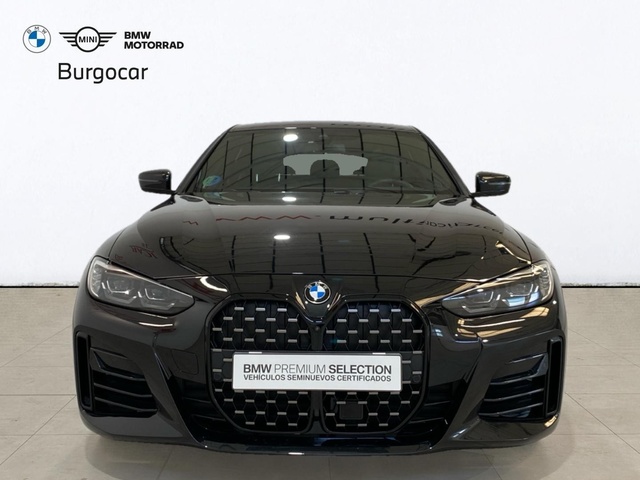 BMW Serie 4 430d Gran Coupe color Negro. Año 2024. 210KW(286CV). Diésel. En concesionario Burgocar (Bmw y Mini) de Burgos