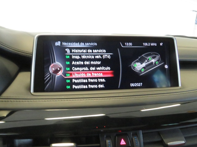 BMW X6 xDrive40d color Blanco. Año 2016. 230KW(313CV). Diésel. En concesionario Lugauto S.A. de Lugo
